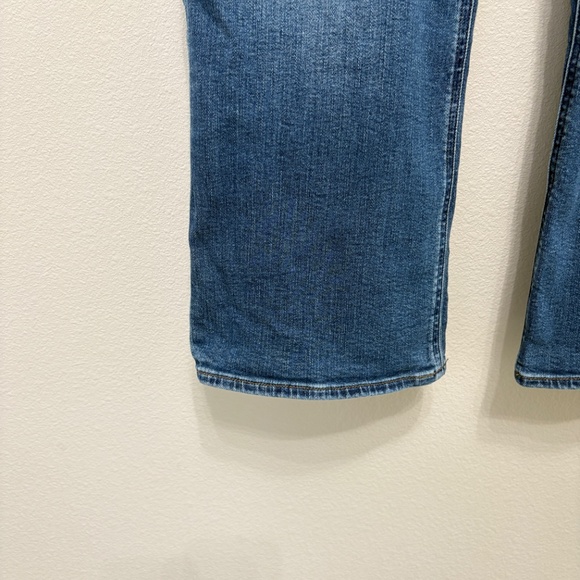 J. Crew Factory Mid-rise Flare Crop Jean in All Day Stretch - 33 - Picture 7 of 8